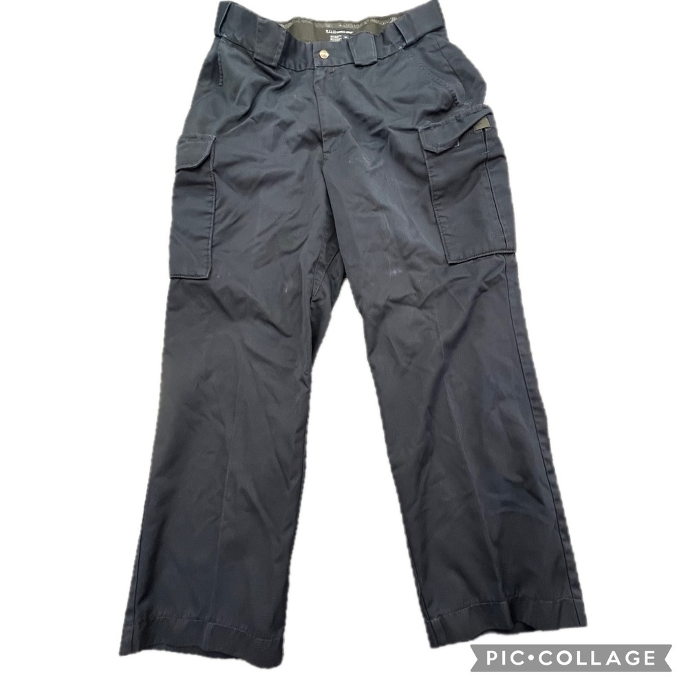 5.11 Tactical Men's Blue Cargo‎ Pants Size 36 Waist Utility Workwear